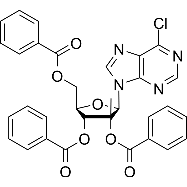 6-Chloro-9-(2,3,5-tri-O-benzoyl-2-C-methyl-beta-D-ribofuranosyl)-9H-purine 205171-04-6